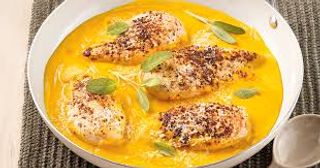 1/2 Poulet Velouté À La Crème Fraiche