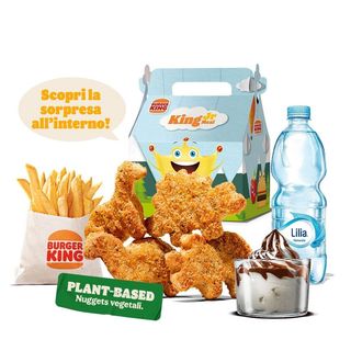 King junior menù nuggets plant based