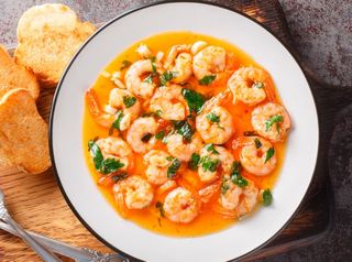Tapa De Gambas Al Ajillo