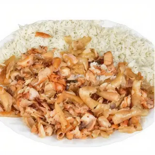 Plato Carne con Arroz y Refresco