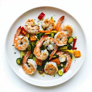 Gamberetti alla piastra