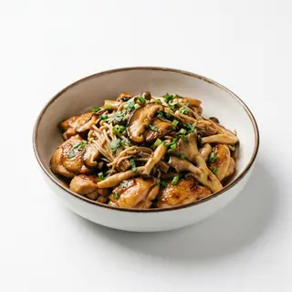 Pollo Con Setas Especiales