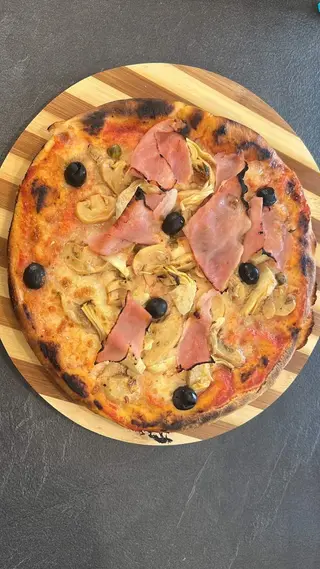 Focaccia capricciosa 1/4