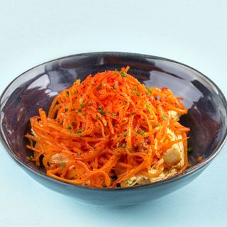 Корейская морковь
со спаржей