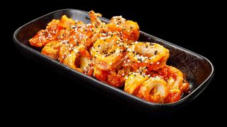 102 Панирани калмари със сладко-кисел сос