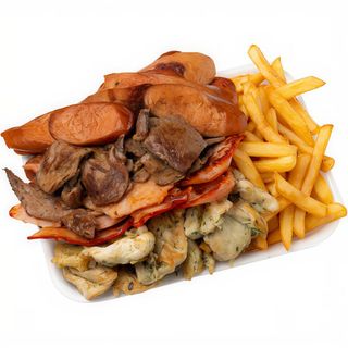 COMBINADO 4 CON PAPAS