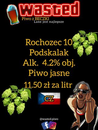 Rochozec jasne z Czech 4,2% 1l