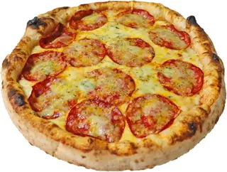 Pizza Quattro Formaggi e chorizo Ø30cm