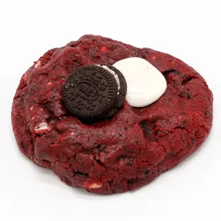 Crumbl cookie de Oreo y Red Velvet