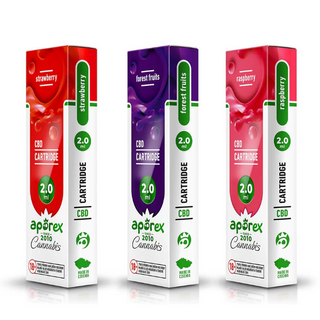 Pack 3 Cartuchos Desechables CBD 2ml (600 puffs) - Aporex 