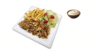 Danie kraftowy kebab z kurczakiem