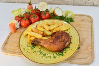 Meniu - Pulpa + Cartofi Prajiti