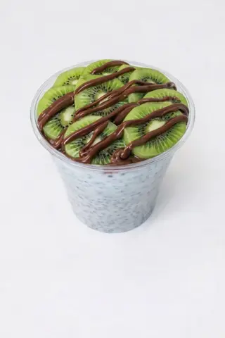 Йогурт с чия, Нутела и киви (250г)