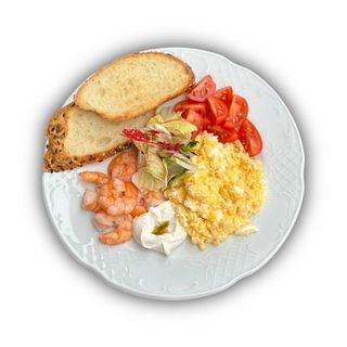 Скрембл з креветкою(270грам)