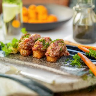 ARROZ PEGADO STEAK TARTAR