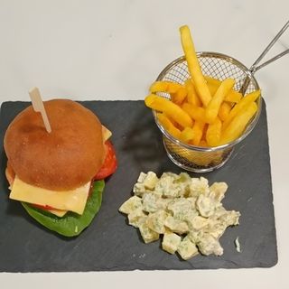 Պանրային բուրգեր բոքս