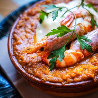 Cazuela de arroz meloso