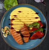 Стейк из сёмги со сливочным соусом (500 гр.)