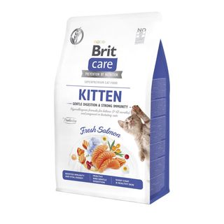 BRIT CARE KITTEN Gentle Digestion & Strong Immunity, losos, bez žitarica