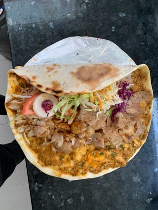 Pizza Turca Enrollada