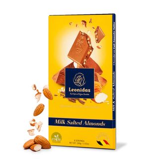 Tableta ciocolata lapte cu migdale sarate 100g