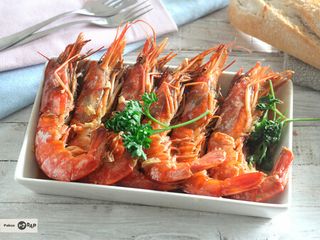 Gambas a la plancha 