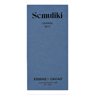 Essenzo Cacao Tableta de chocolate Uganda 80% Semuliki