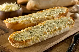 Pane All'Aglio com Mozzarella