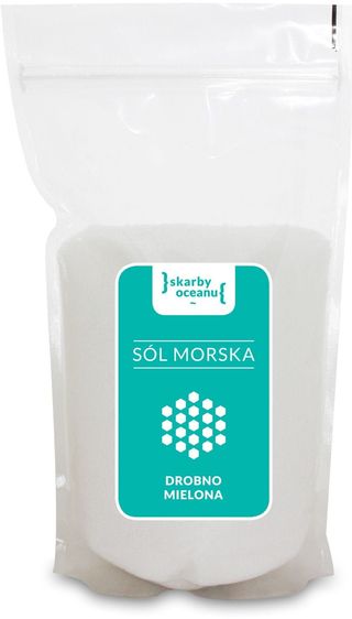 SÓL MORSKA DROBNO MIELONA 1 kg - SKARBY OCEANU