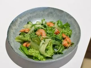 Салат з креветками