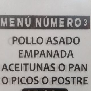 Menú N° 3