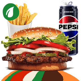 Plant-Based Whopper Zestaw