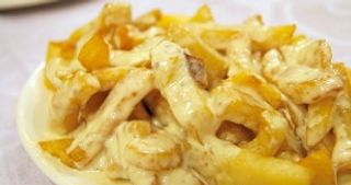 Patatas con queso