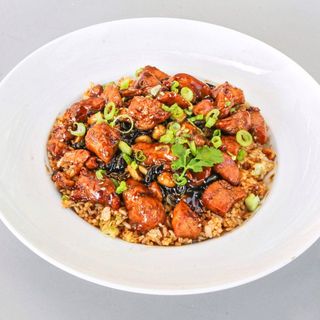 Noodles de Arroz com Frango