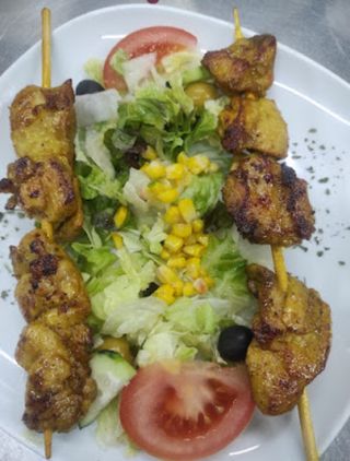 Broqueta de porc / Brocheta de cerdo 