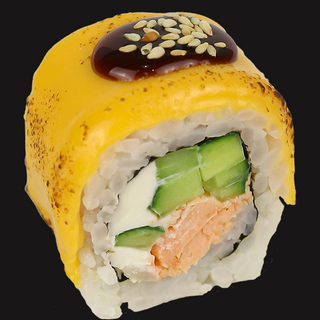 Чіз рол із запеченим лососем(280г/8шт)