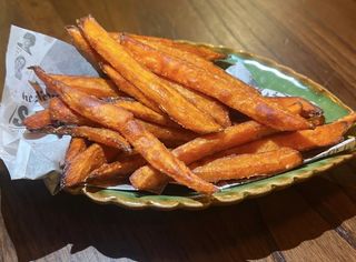 Patate dolci stick fritte