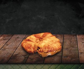 Croissant Planchado De  Dulce De Leche