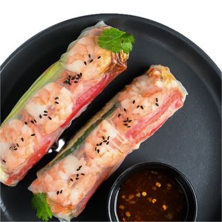 Спрінг-рол з креветками та овочами (2шт)
