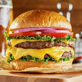 Hamburguesa Doble Queso