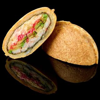 Бургер з тигровою креветкою