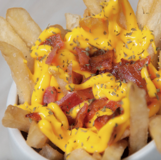 Fritas Londres com Bacon