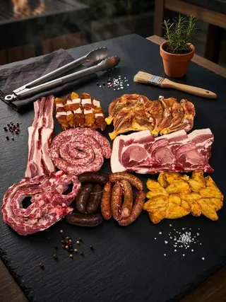 Pack Bbq Duroc X5 3,5 Kg Aprox