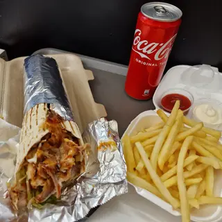  Piadina kebab XXL menù