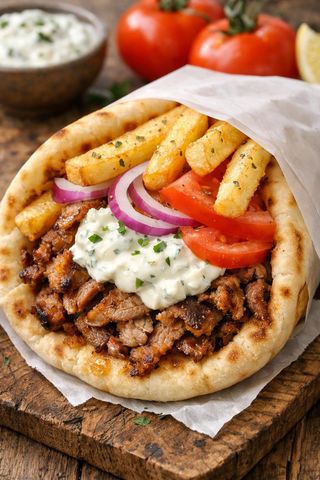 Гирос Свински