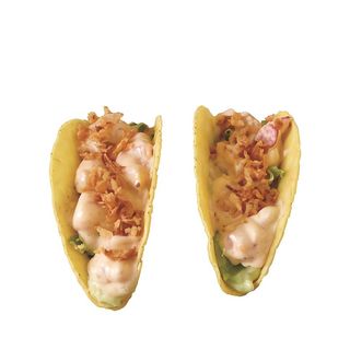 Tacos gamberi con salsa - 1 pezzo