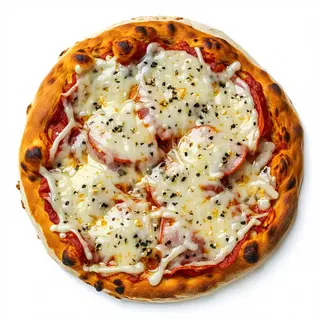 Ciclista pizza pane