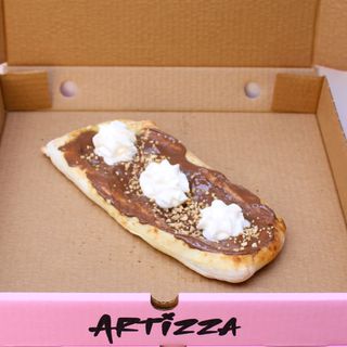 Mini pizza de Nutella