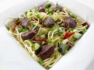 Spaghetti aux Gésiers