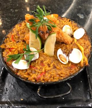 Paella fruits de mer